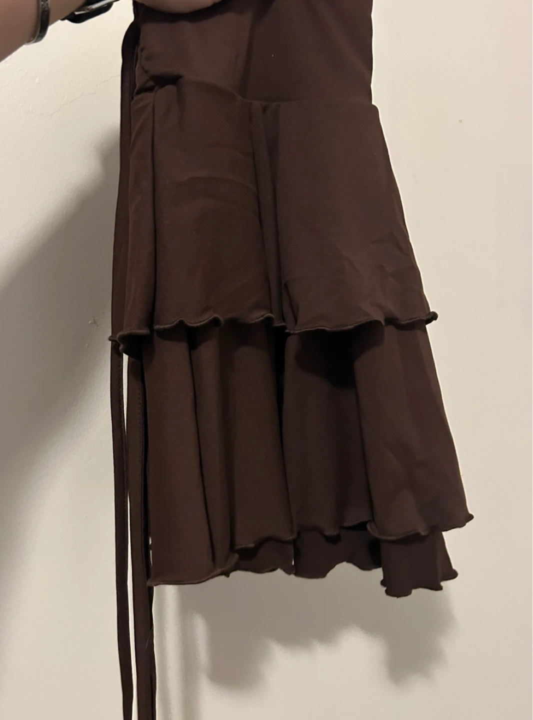 Tiered Mini Skirts (available in White and Brown)