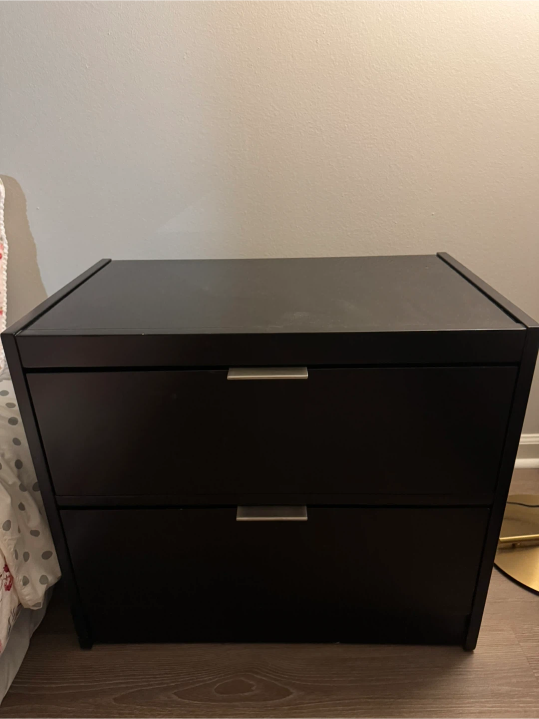 IKEA Hemnes Black-Brown Filing Cabinet