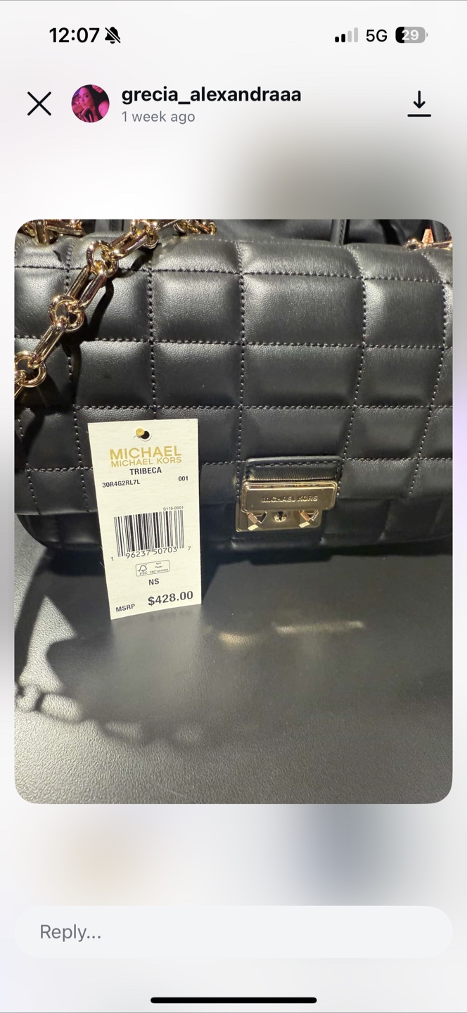 Michael Kors Tribeca Black Shoulder Bag - photo 2