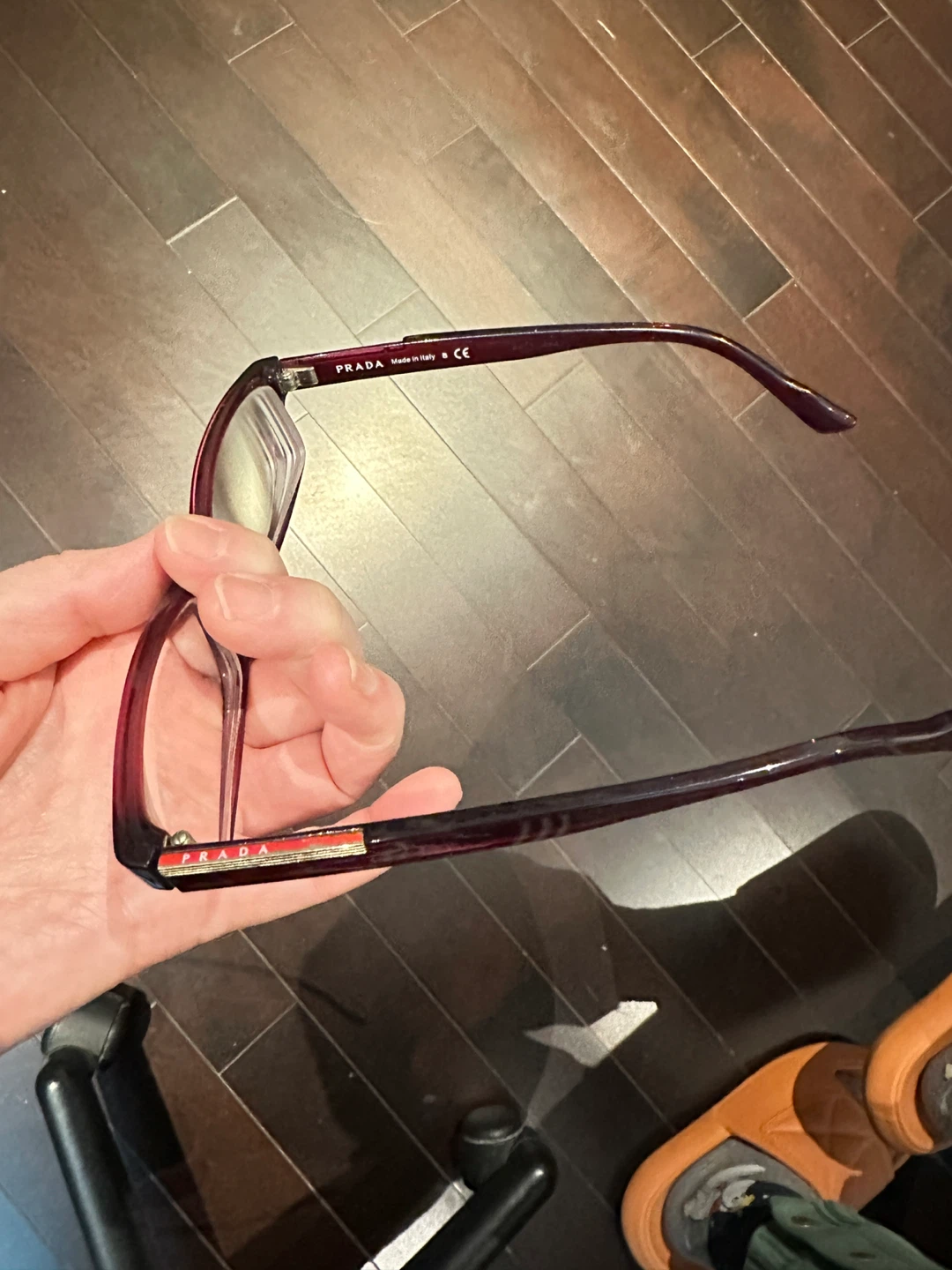 Prada Eyeglasses VPR 10A Burgundy Frames - photo 3