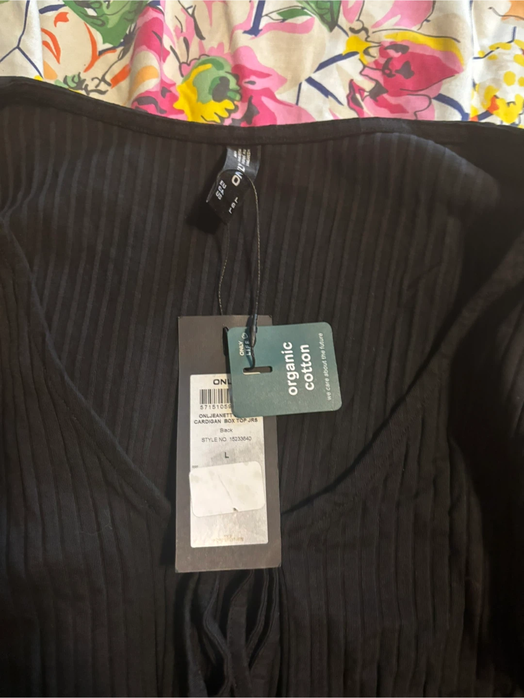 Only Black Cardigan Top - Size L - photo 2