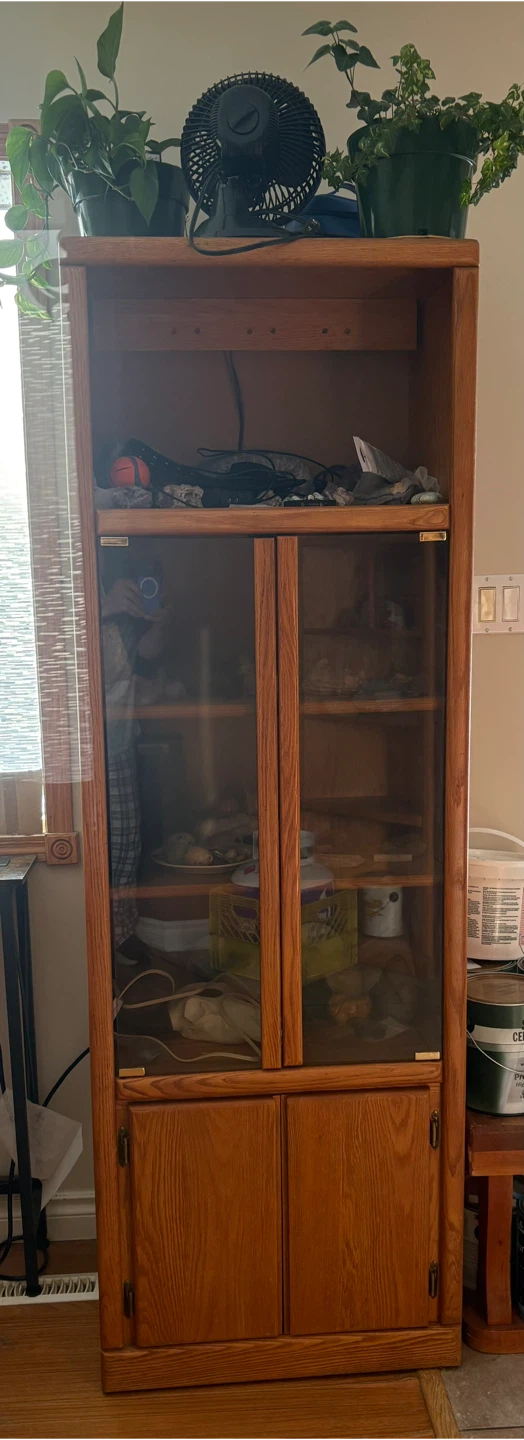 Oak cabinet