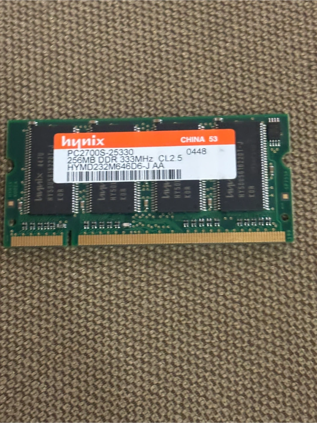 Hynix 256MB DDR 333MHz RAM