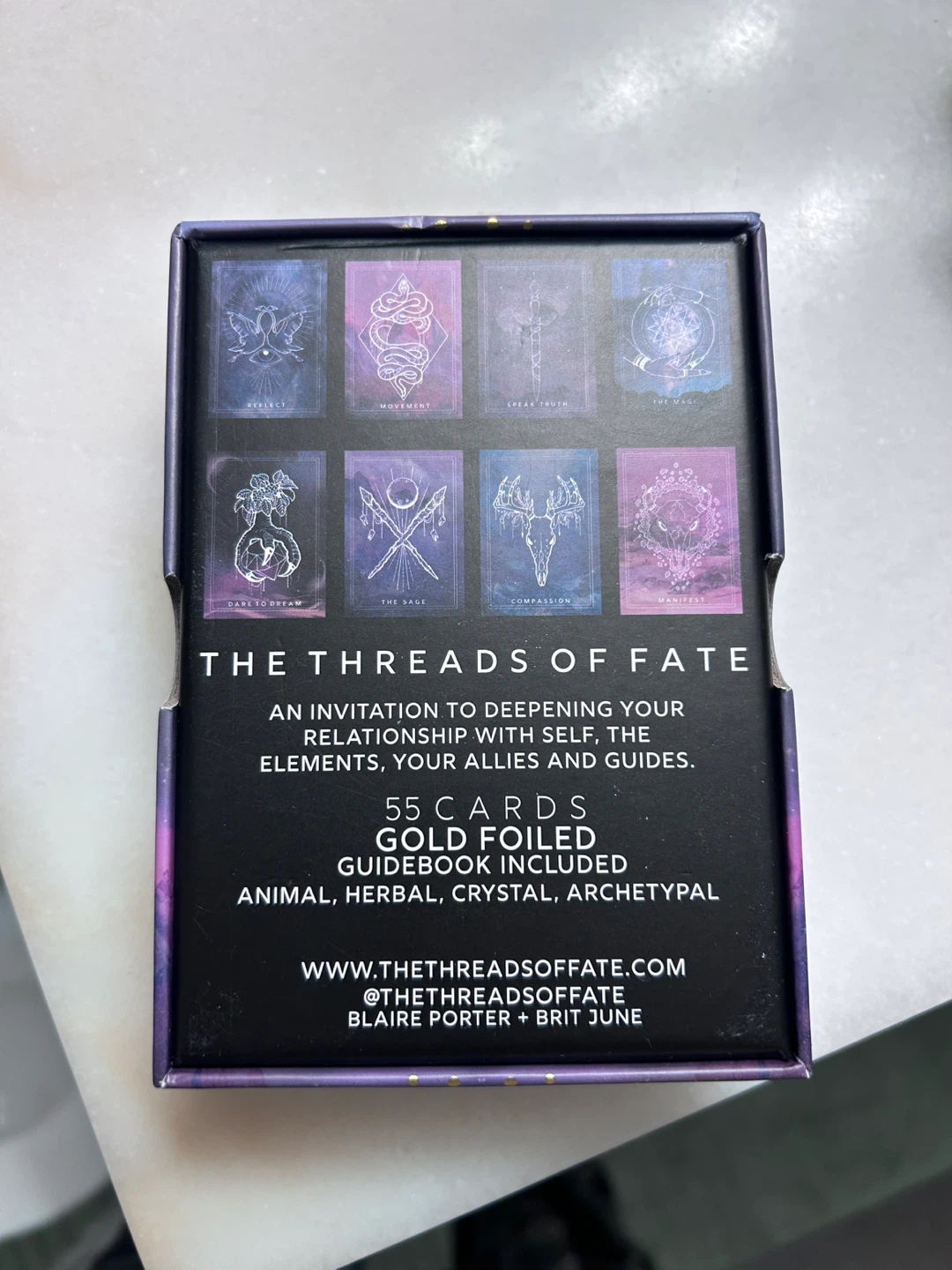 Threads of Fate Oracle Shadow Edition Deck - photo 2