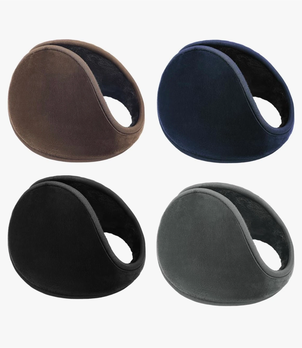 Earmuffs - Brown, Navy, Black, Gray