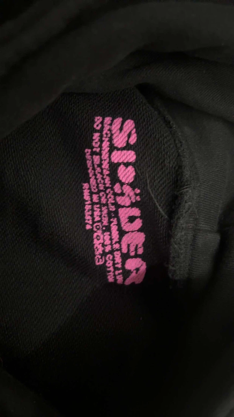 Black spider hoodie authentic size small - photo 3
