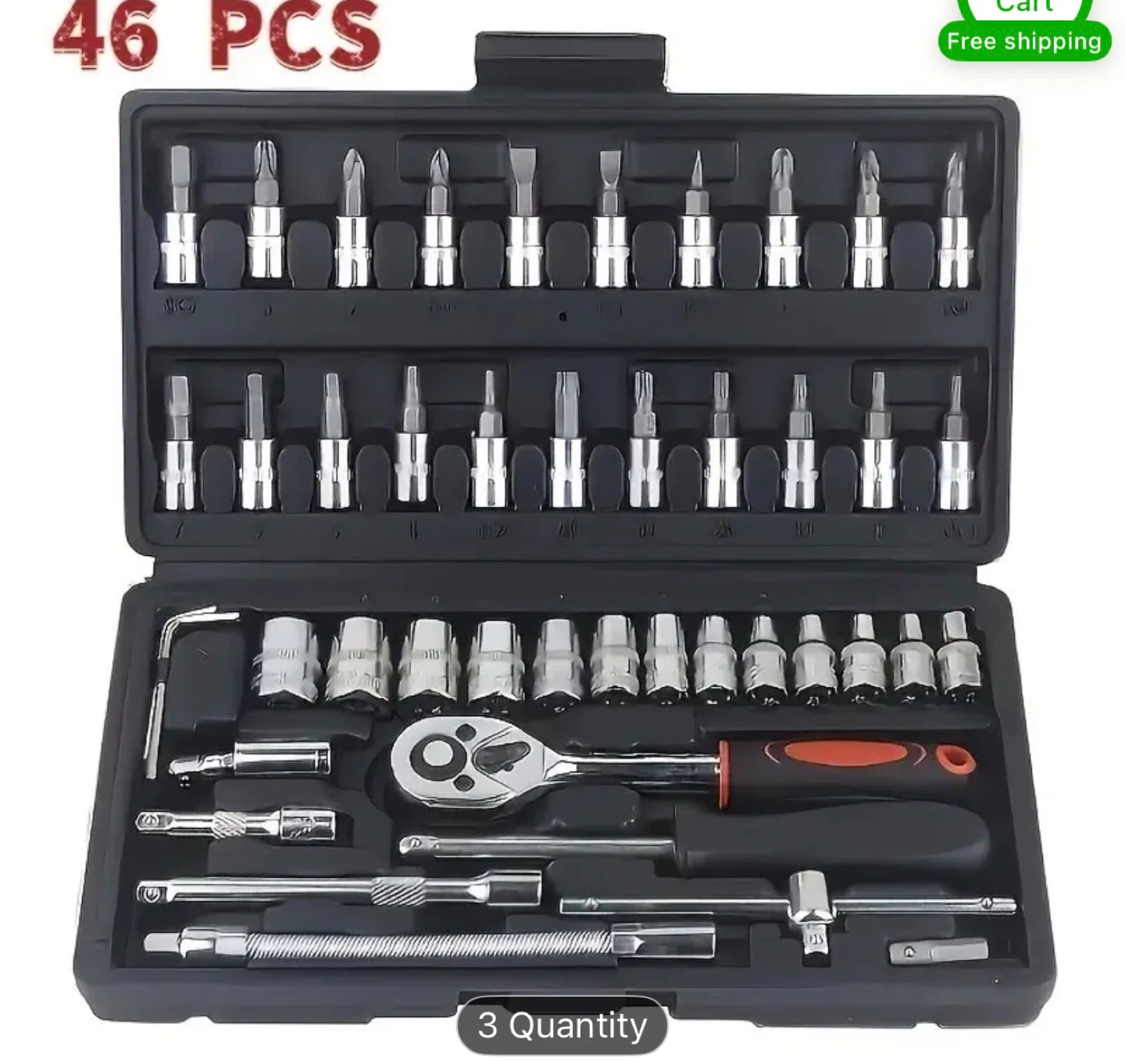 46 PCS Socket Wrench Set - New - photo 2