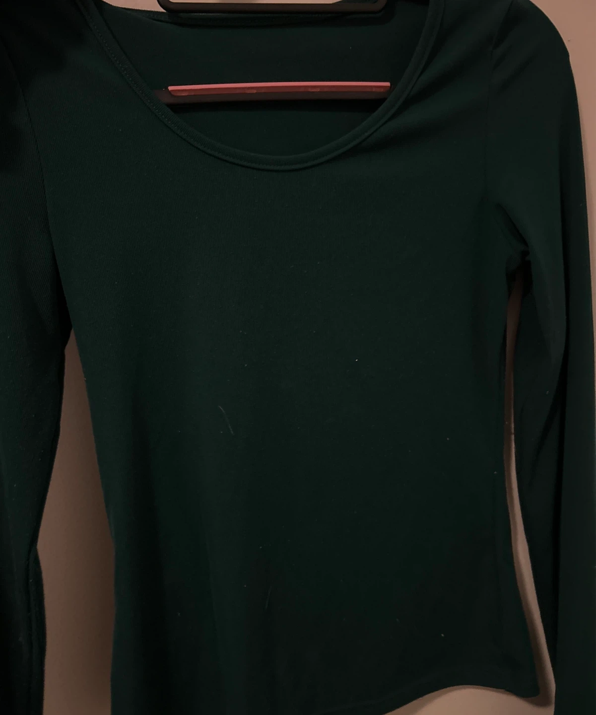 Green Long Sleeve Top