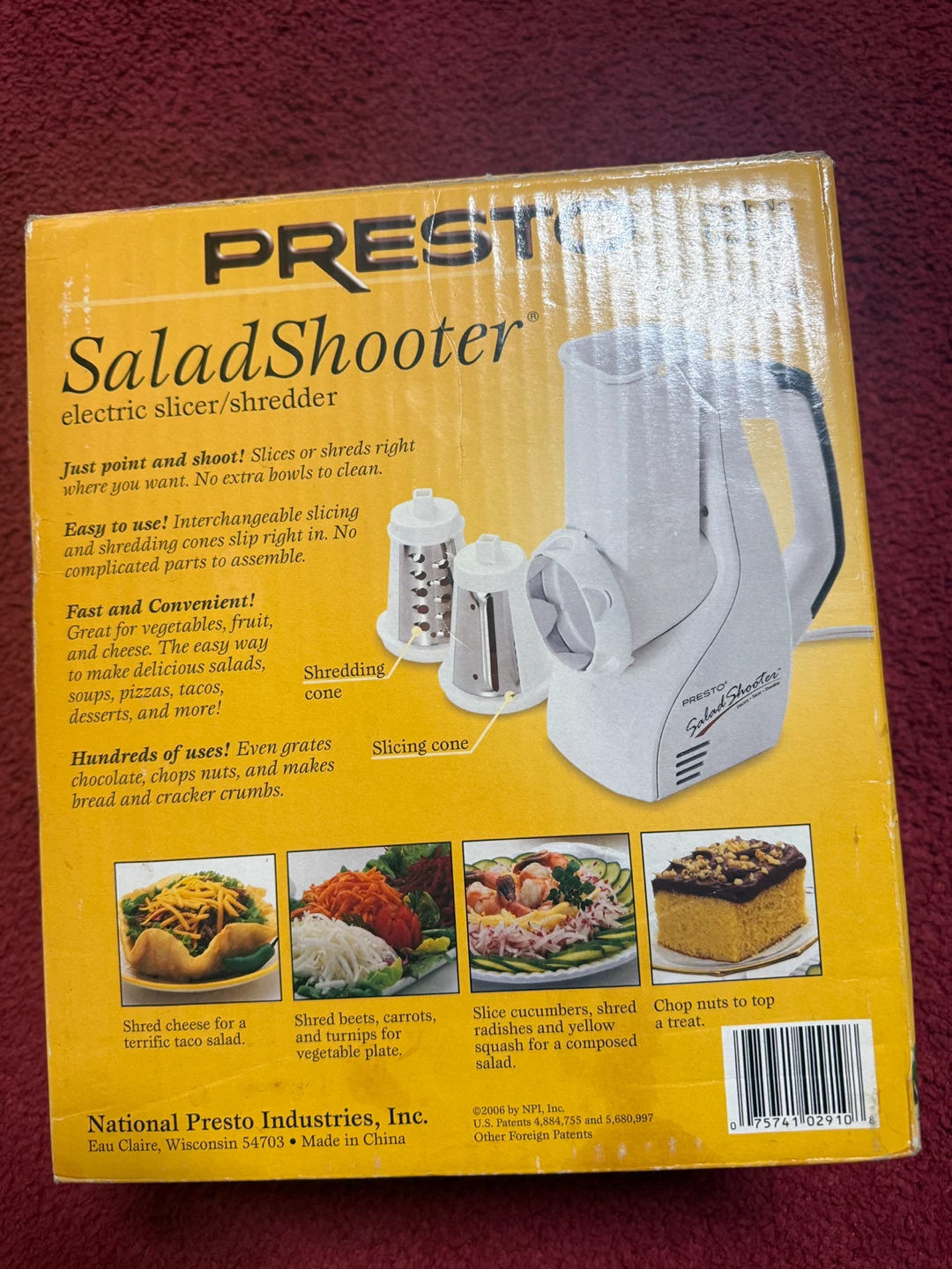 Presto Salad Shooter Electric Slicer/Shredder - photo 2