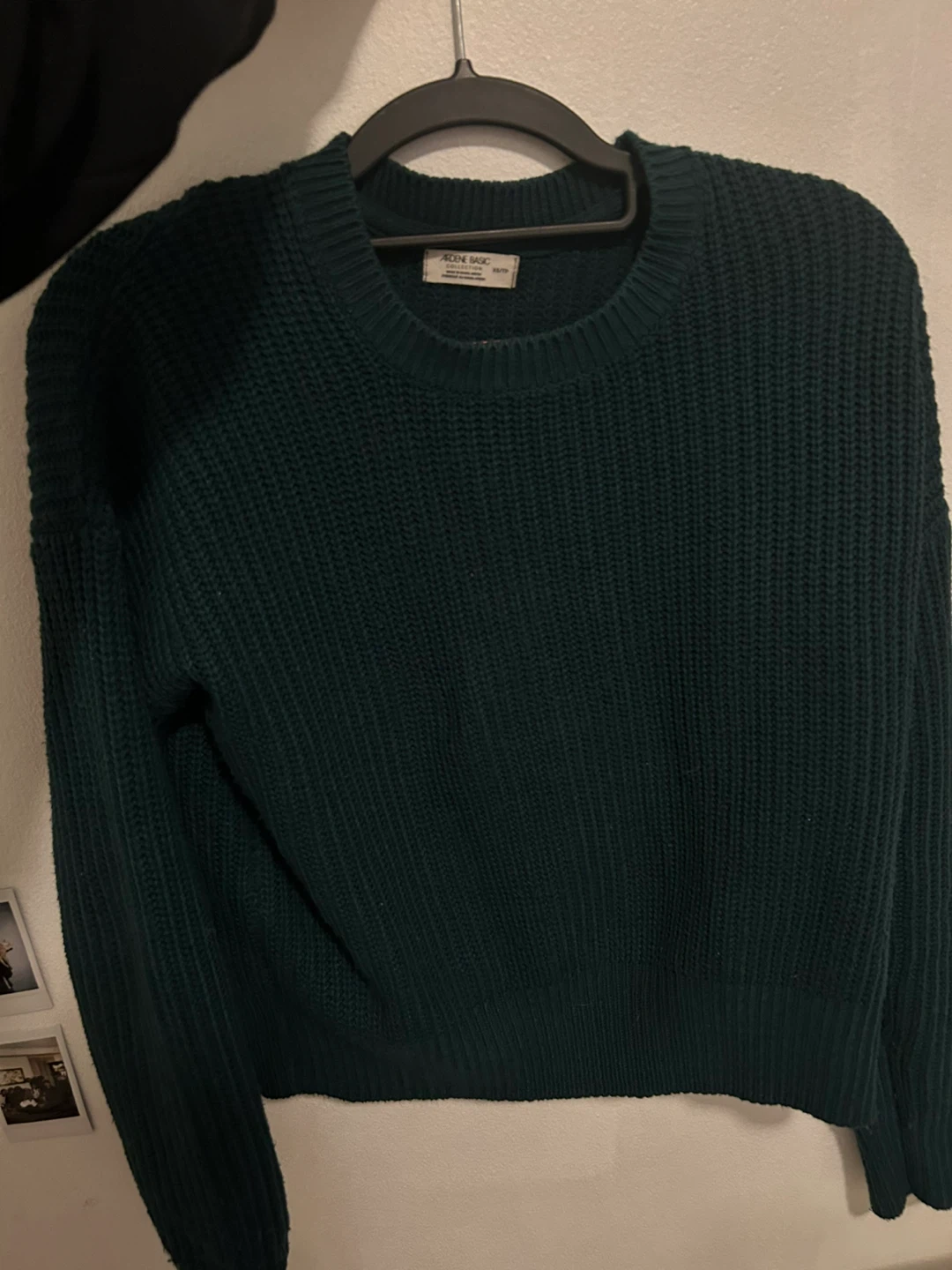 Basic Green Knit Sweater - photo 3