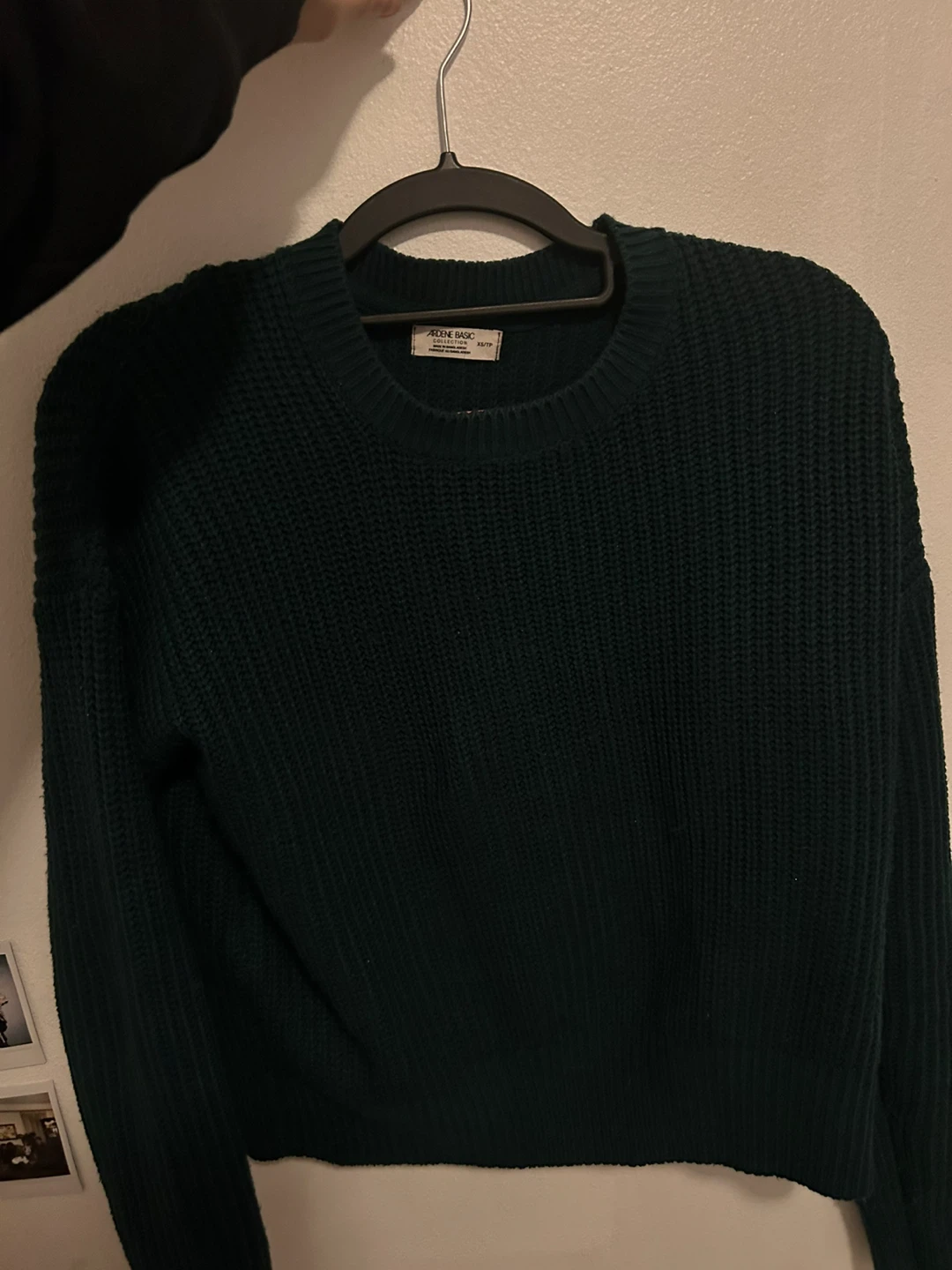Basic Green Knit Sweater