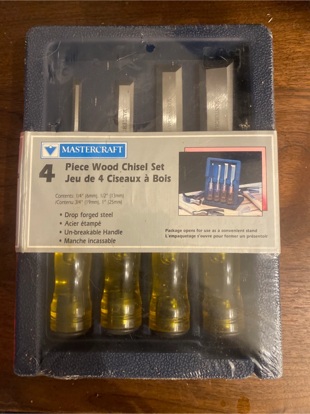 Mastercraft 4-Piece Wood Chisel Set
