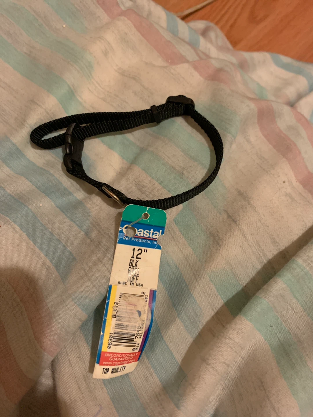 Coastal Pet 12" Black Dog Collar - New