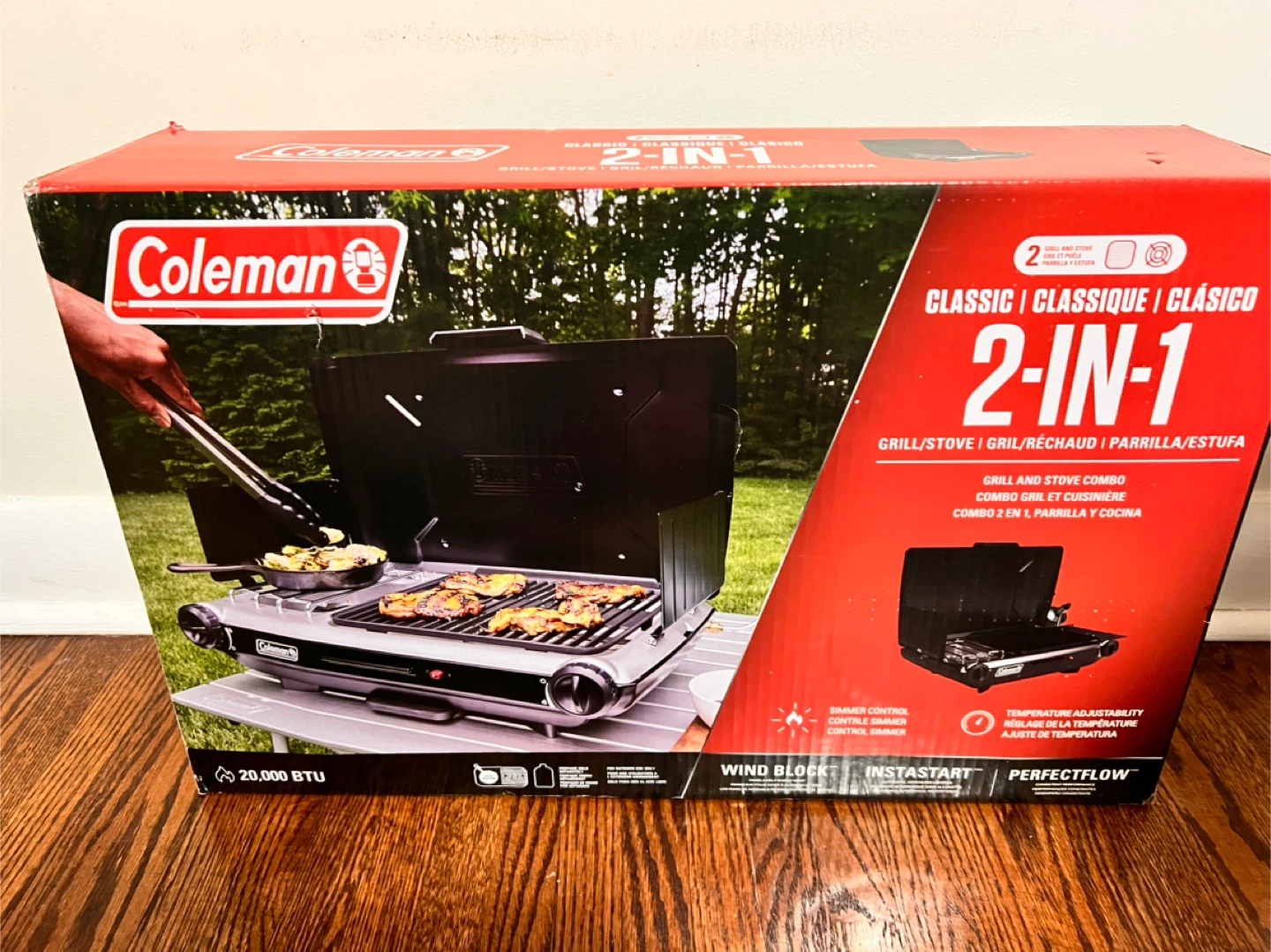 Coleman Classic 2-in-1 Grill/Stove - New in Box!