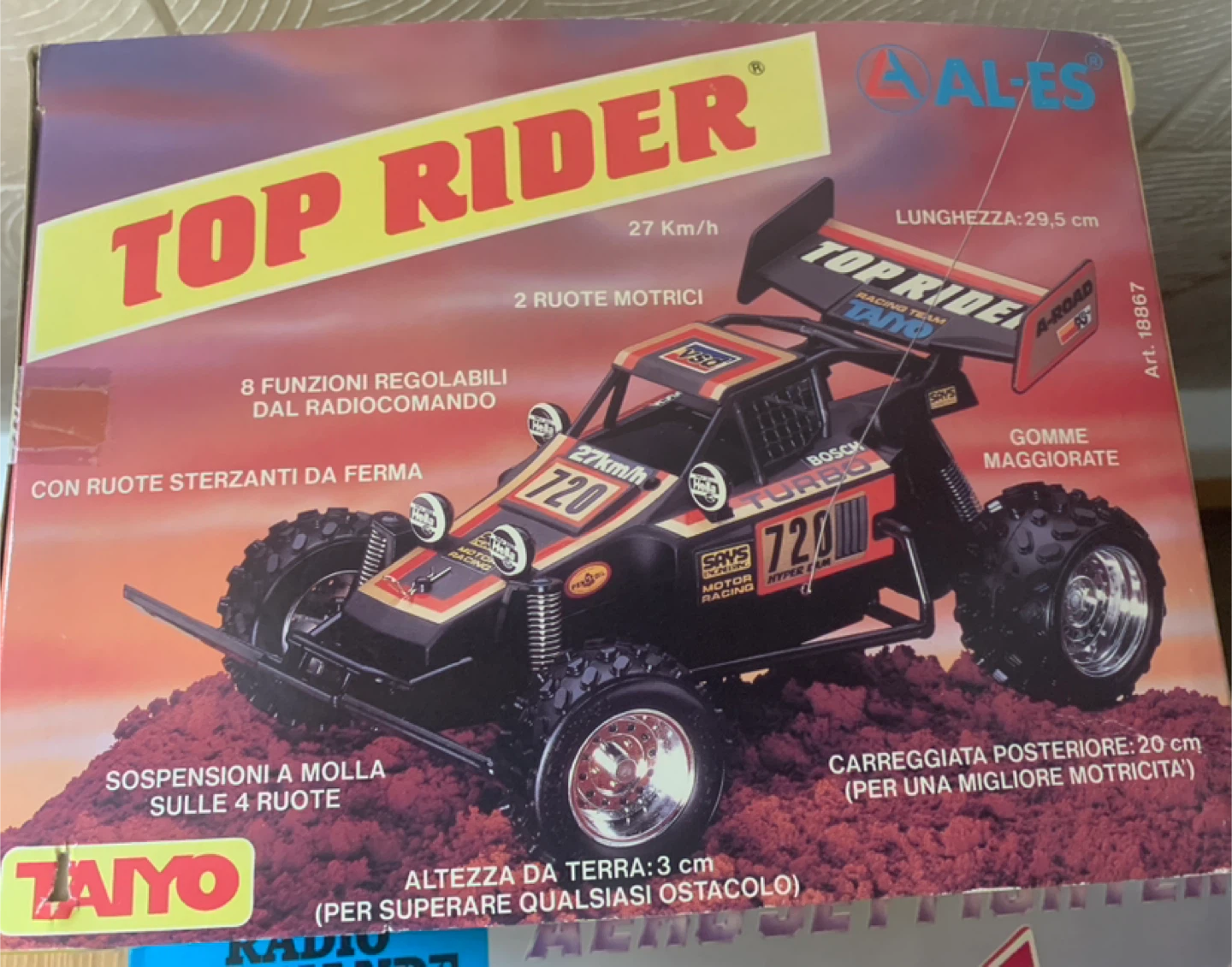NEW Taiyo Top Rider RC Car - Vintage!