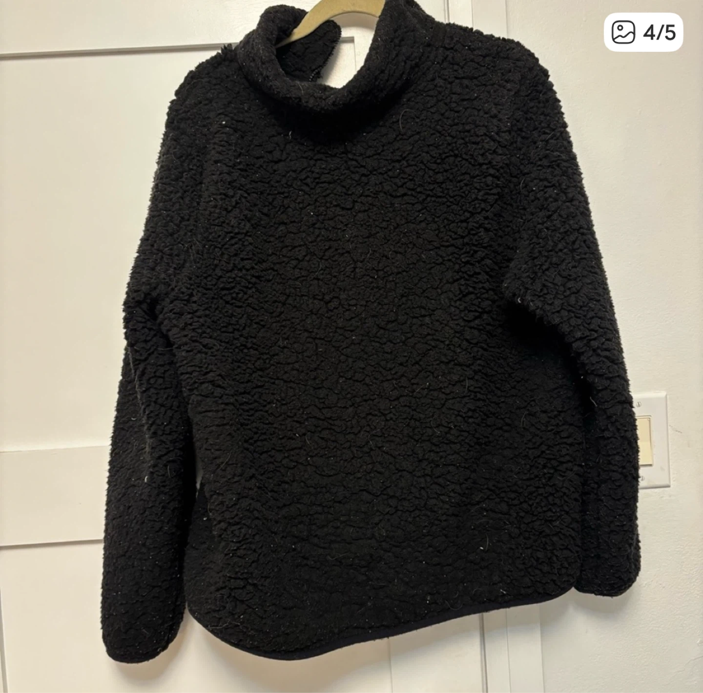 #giving Hyba Black Sherpa Pullover - Size XXL - photo 4