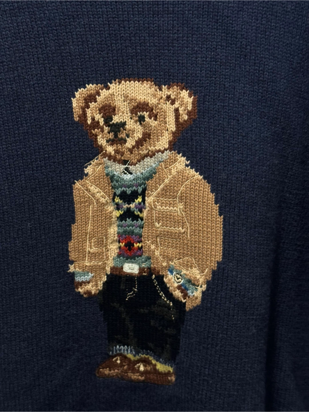 Polo Ralph Lauren Bear Sweater - Large