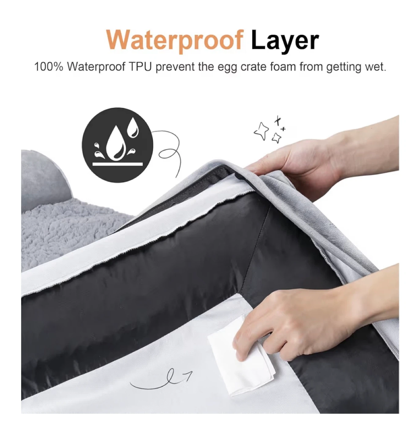 NWT Large Dog Bed Orthopedic Washable - photo 4