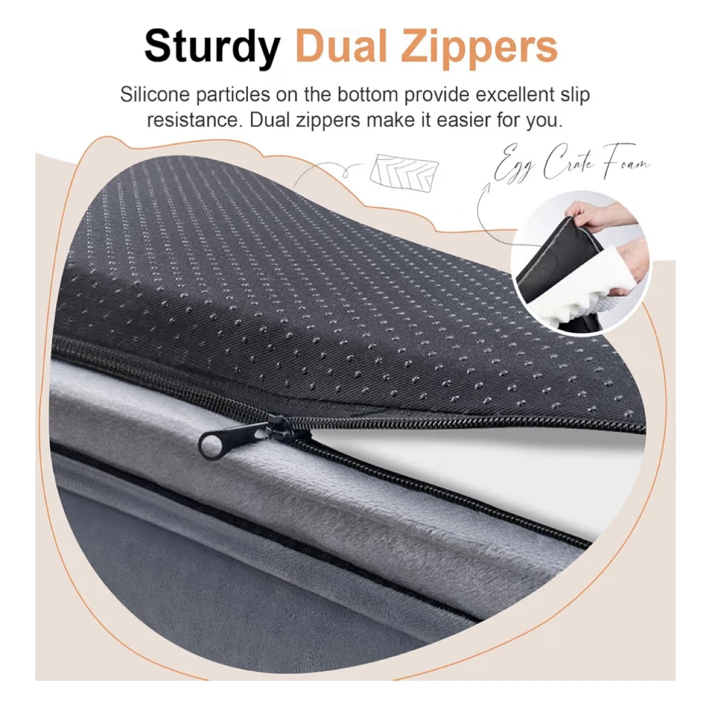 NWT Large Dog Bed Orthopedic Washable - photo 5