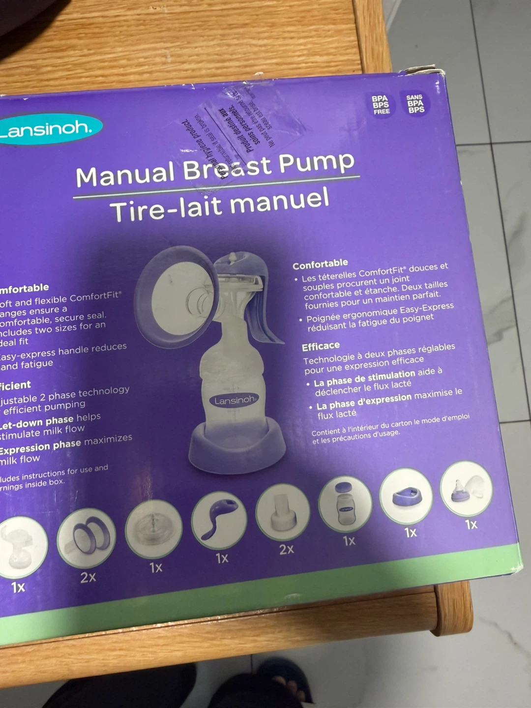 Lansinoh Manual Breast Pump - Like New!