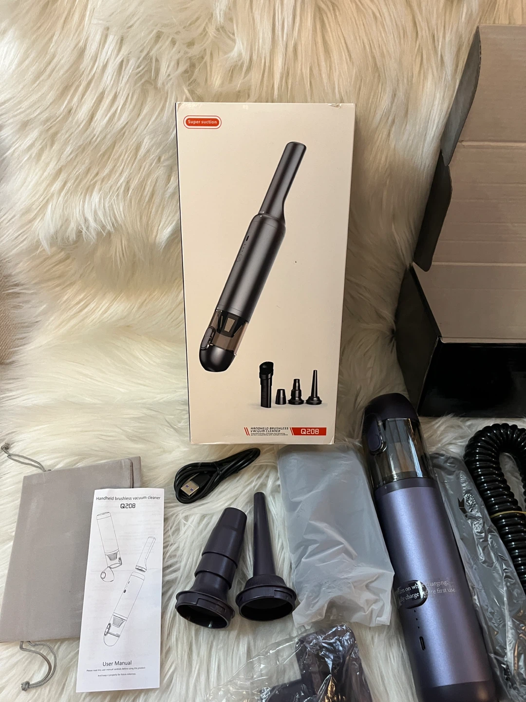 NWT Handheld Brushless Vacuum Cleaner Q208 - New in Box! - photo 3