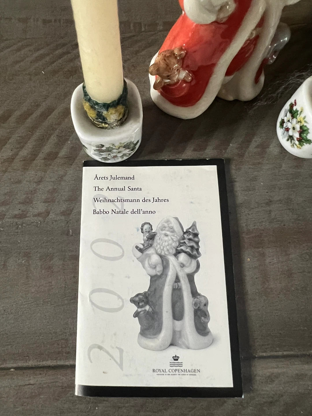 Royal Copenhagen Annual Santa Figurine & Candle Holders - photo 3
