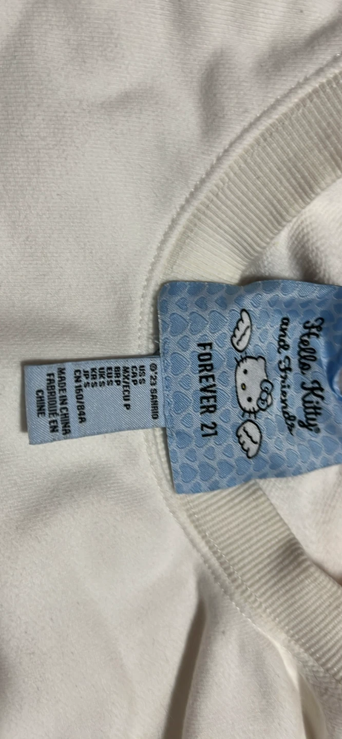 Forever 21 Hello Kitty Embroidered Pullover - Size Small - photo 3