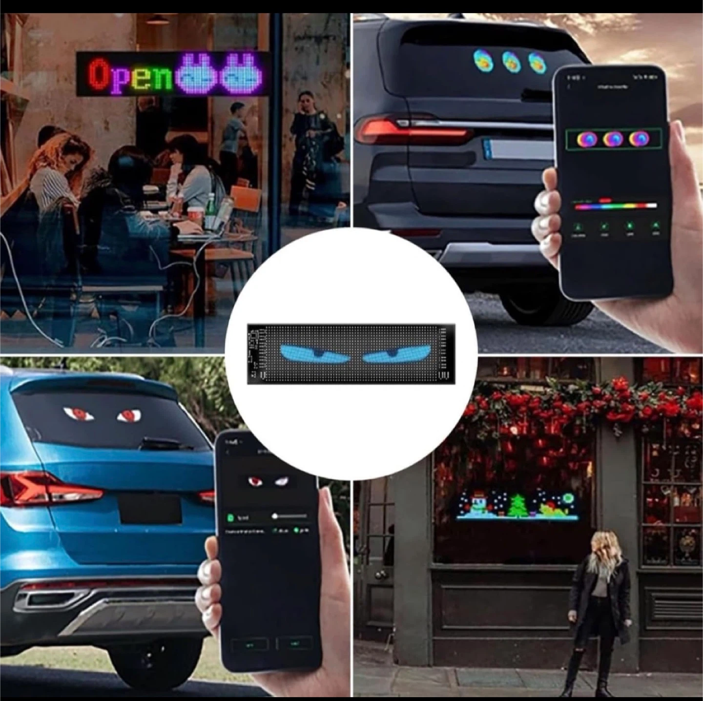 LED Car Display Screen with App Control - photo 3