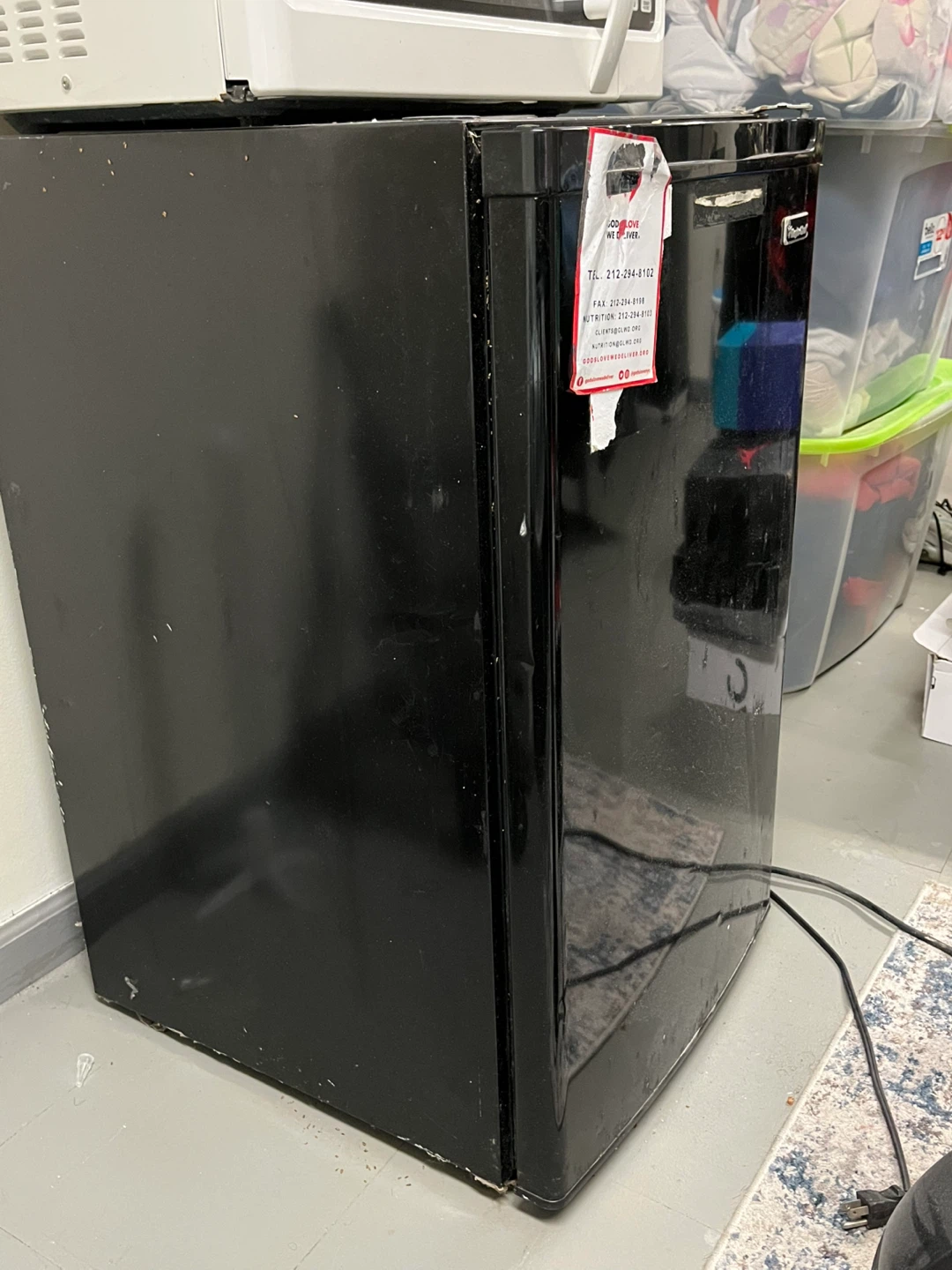 Black Mini Fridge