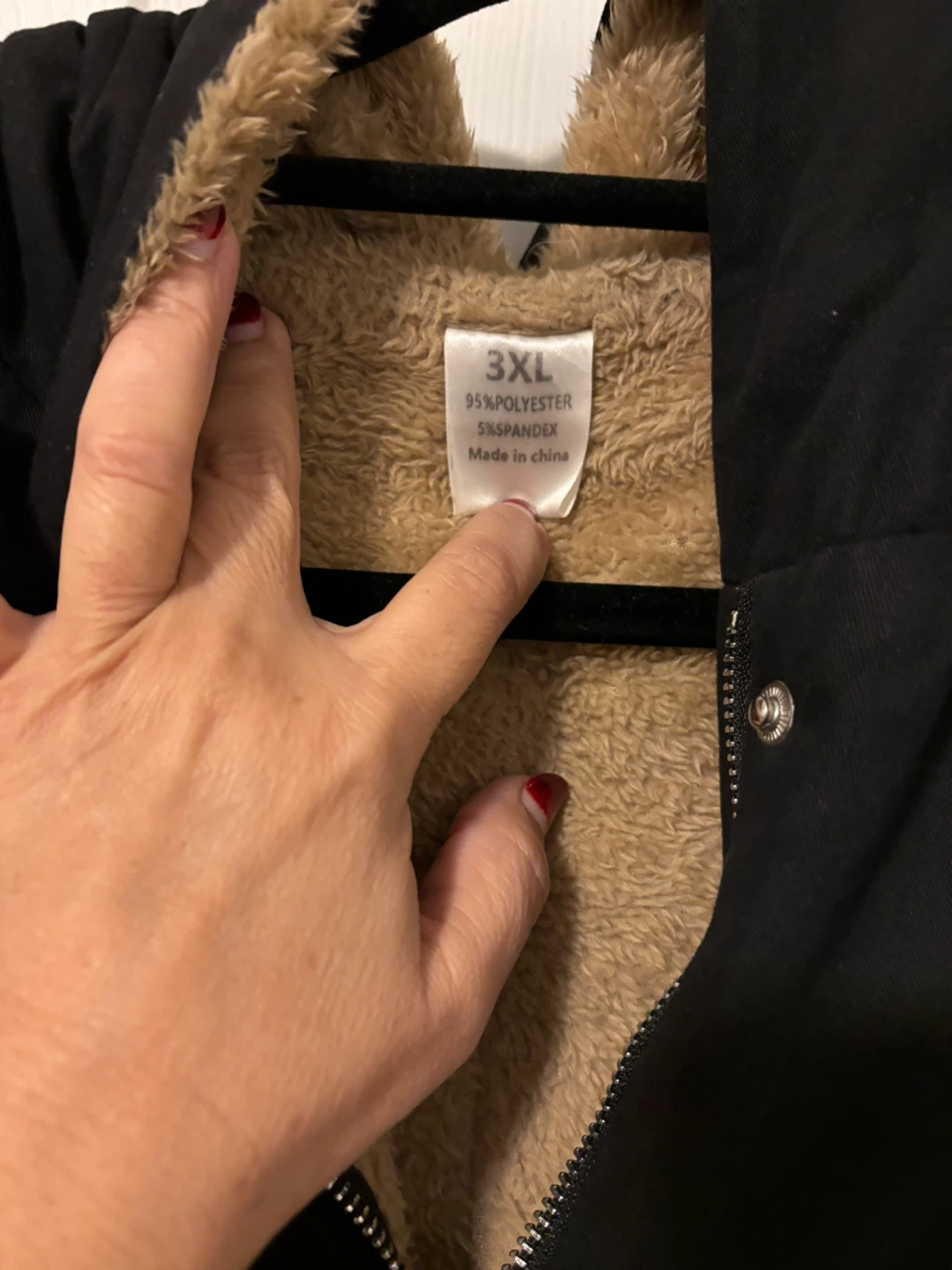 Black Winter Coat - Size 3XL - photo 2