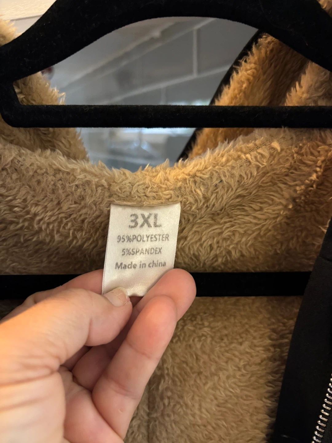 Black Winter Coat - Size 3XL