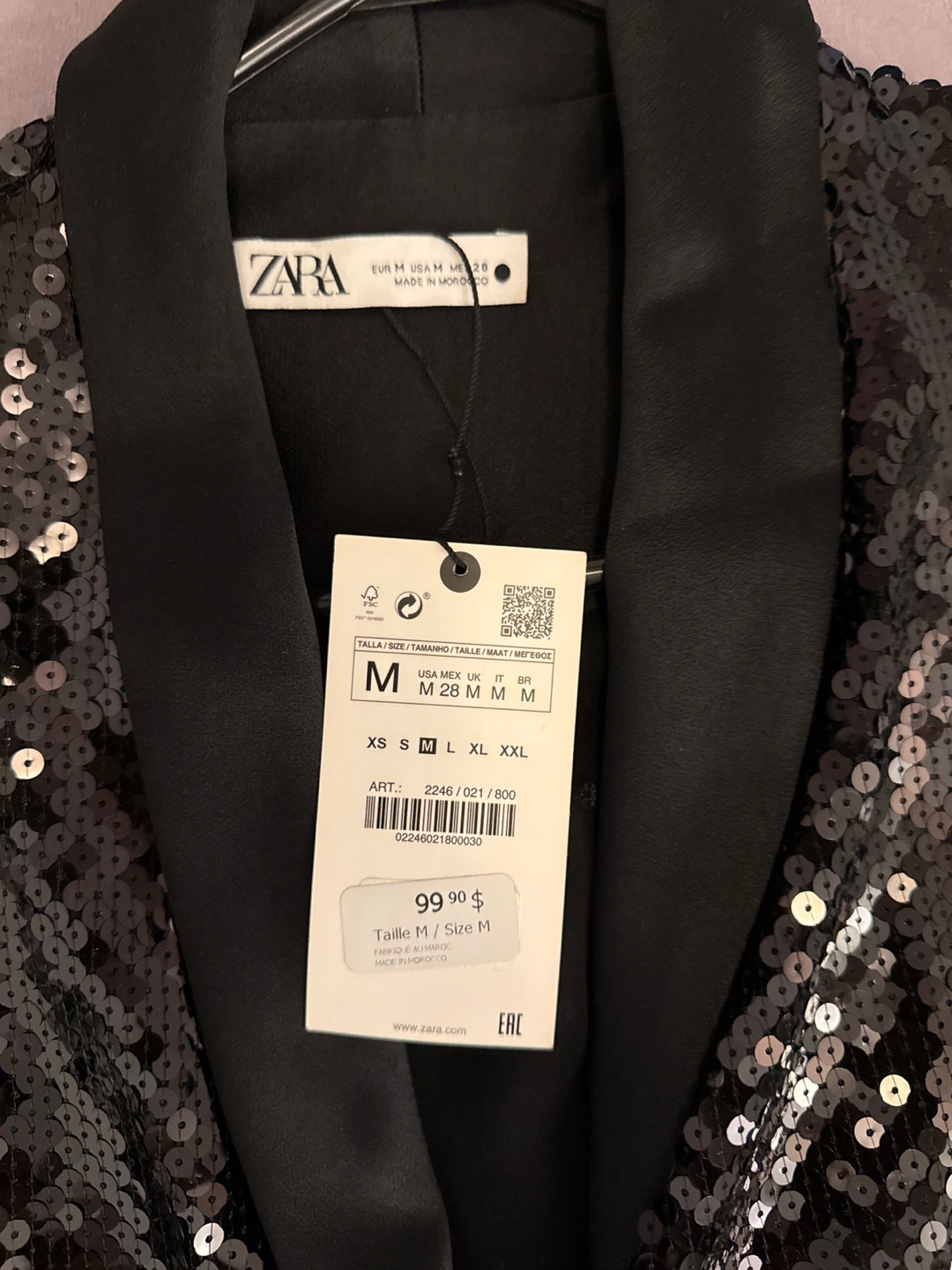 New Zara Sequin Dress - Size M - photo 3