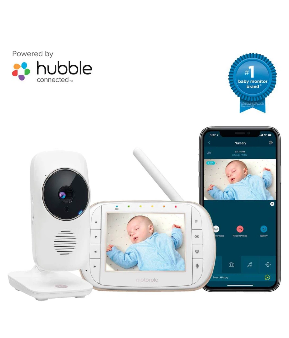 New Box Motorola Hubble Connected Baby Monitor