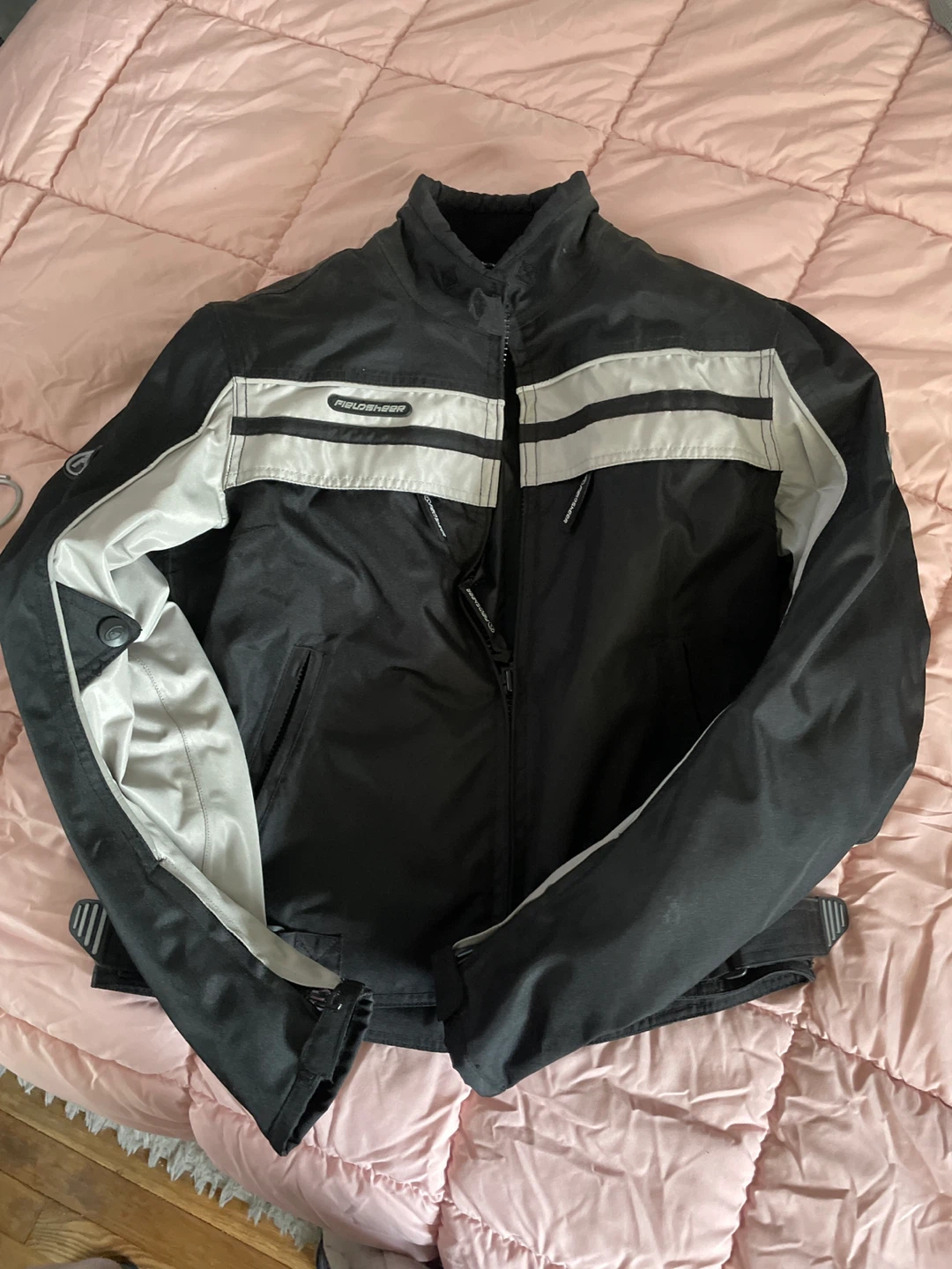 Fieldsheer Motorcycle Jacket - Black/Gray