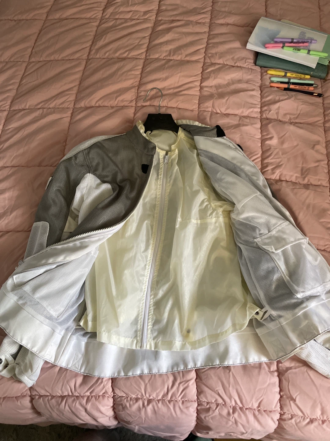 Fly Racing Women's Motorcycle Jacket Gray/White - photo 3
