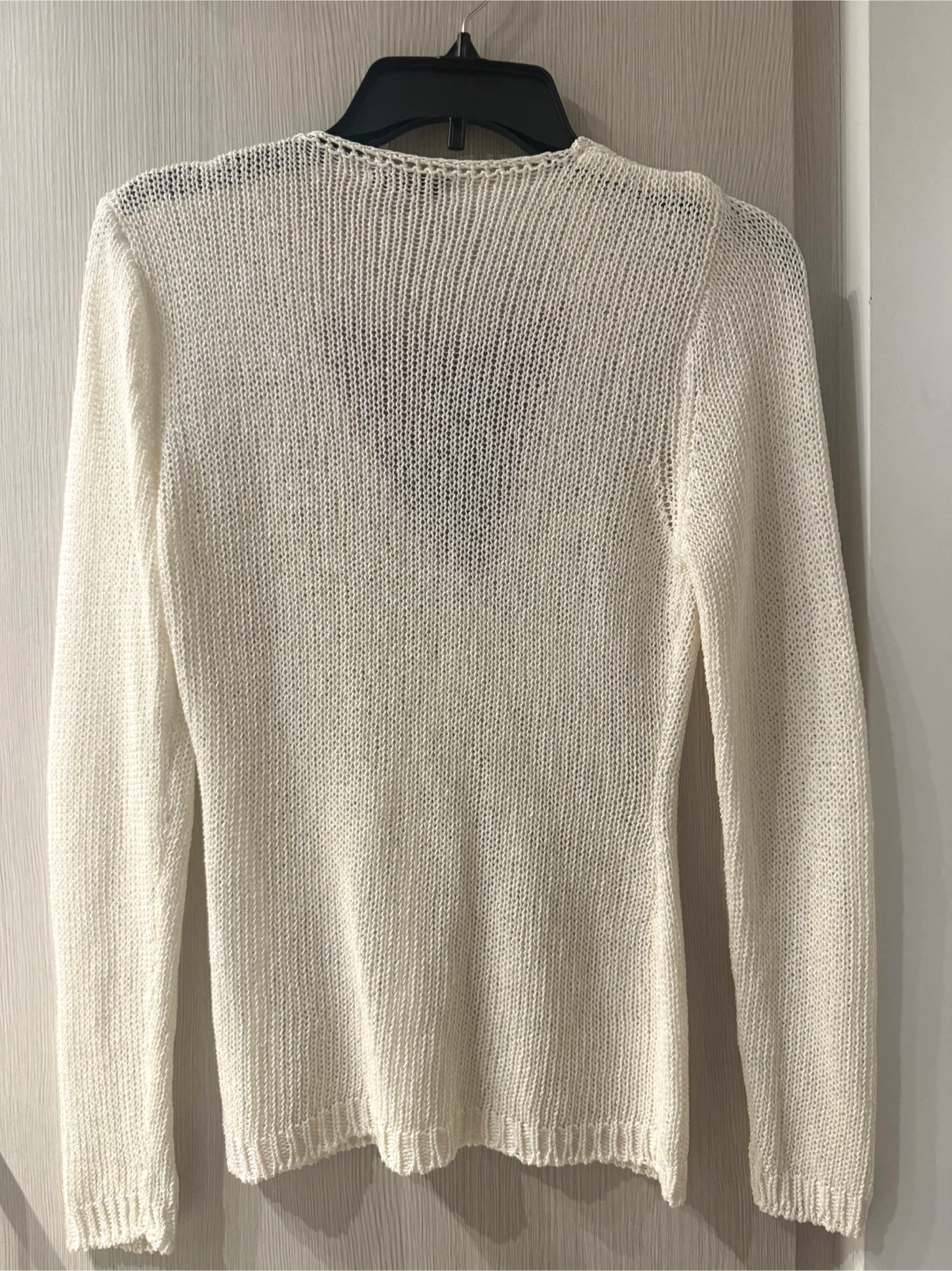 Cute Dressy White Knit Sweater - photo 5