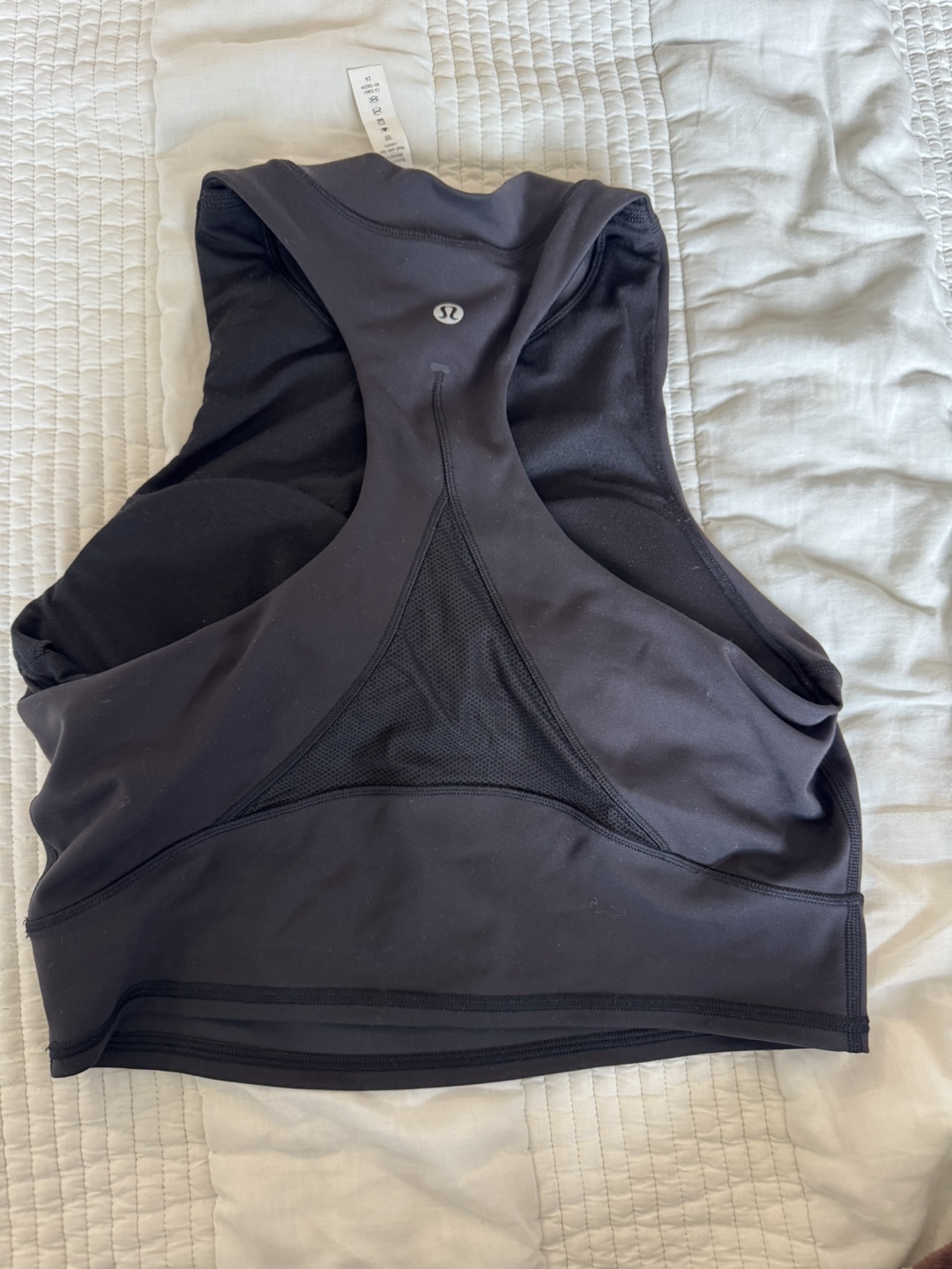 Lululemon Black Workout Top - Size 6 - photo 2