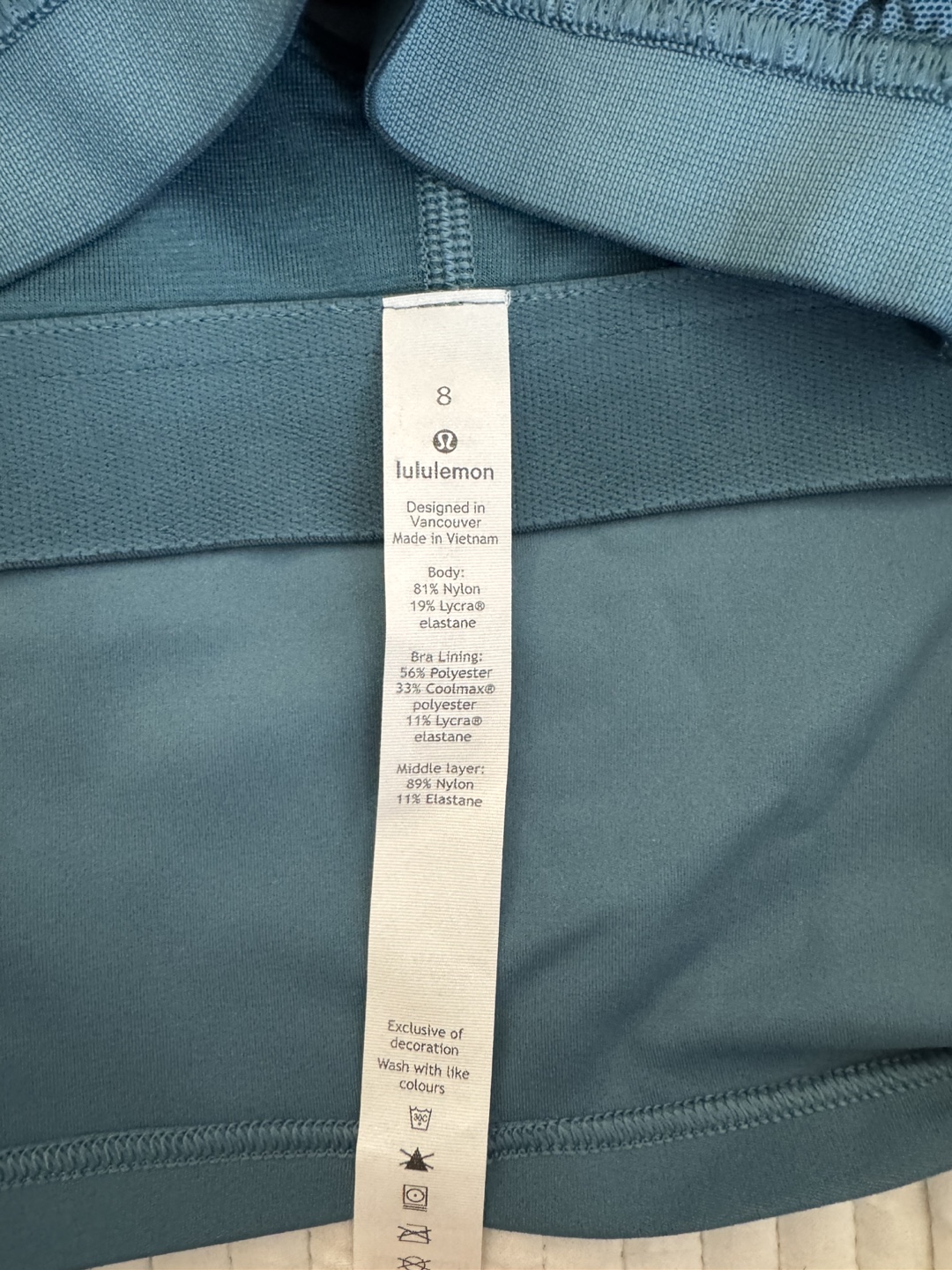 Lululemon Sleeveless Top Size 8 Blue - photo 3