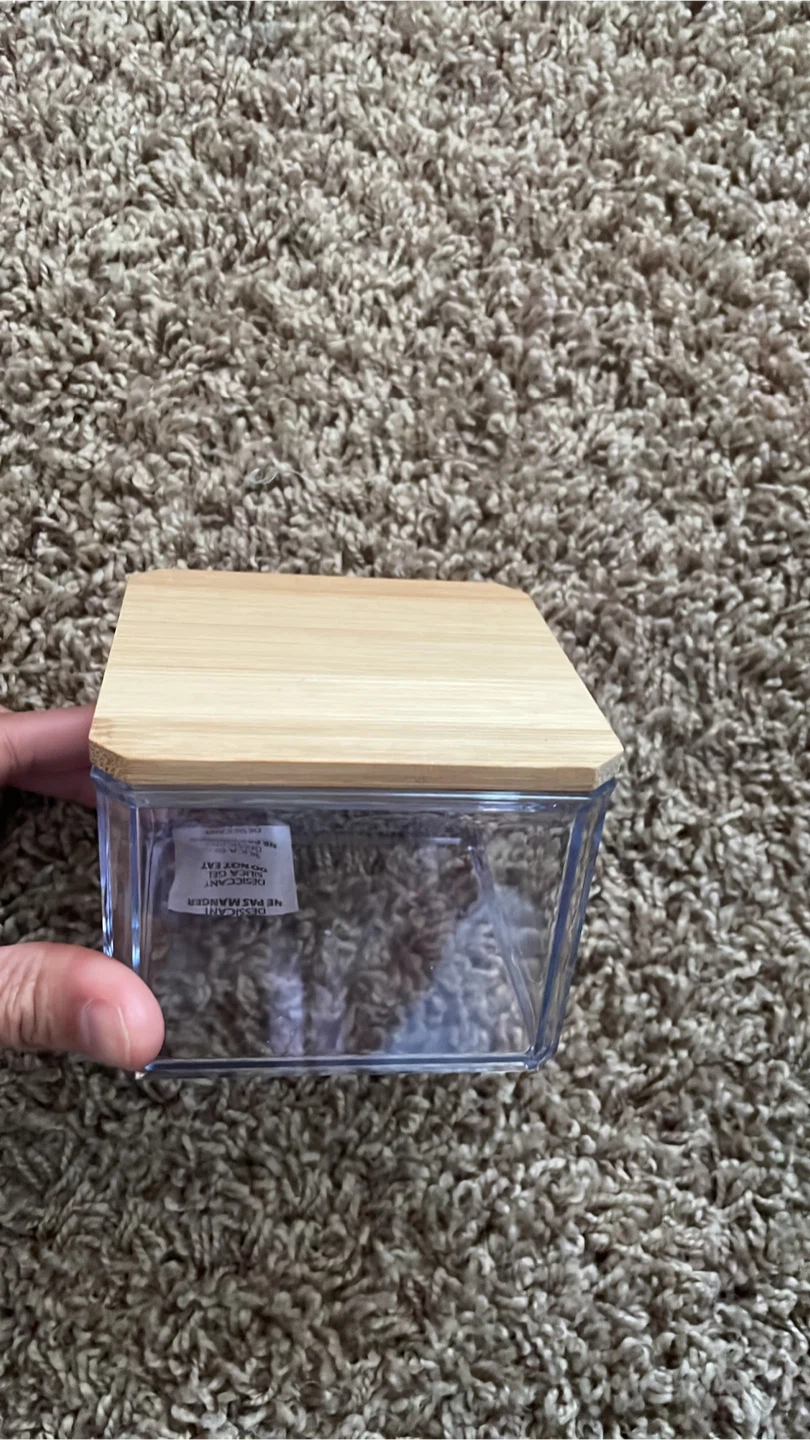 Personalized Glass Jar with Bamboo Lid - photo 2