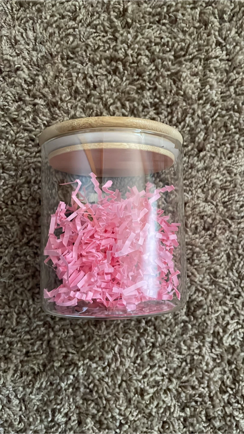Personalized Glass Jar with Bamboo Lid - photo 3