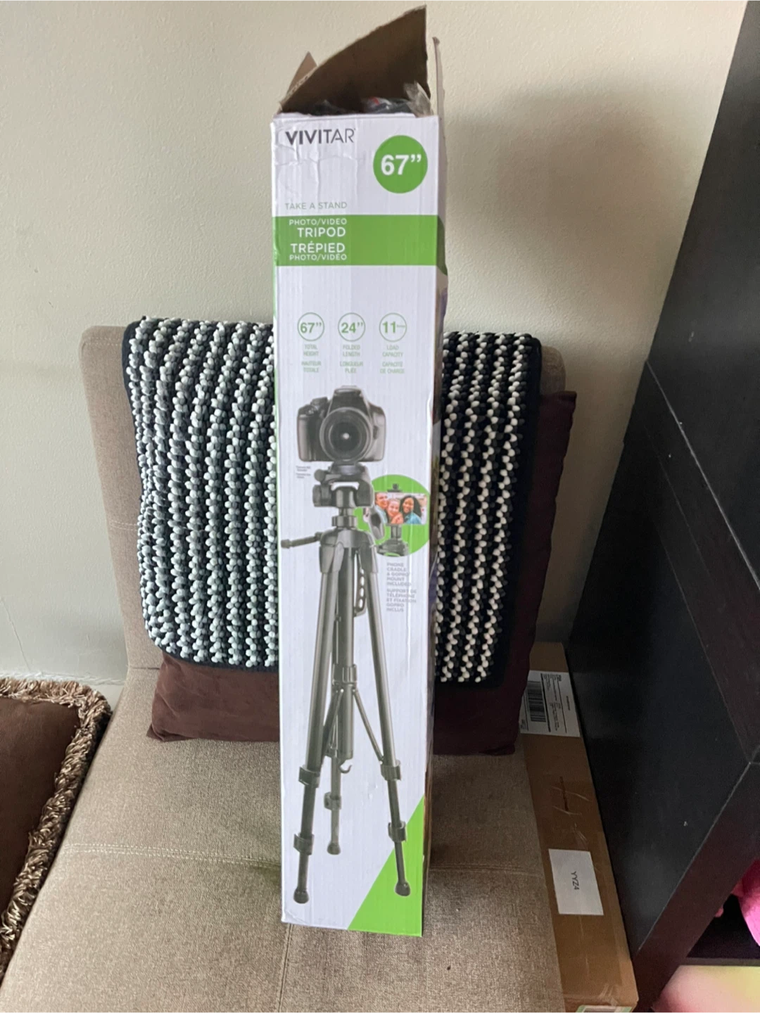 Vivitar 67" Photo/Video Tripod - New in Box! - photo 4
