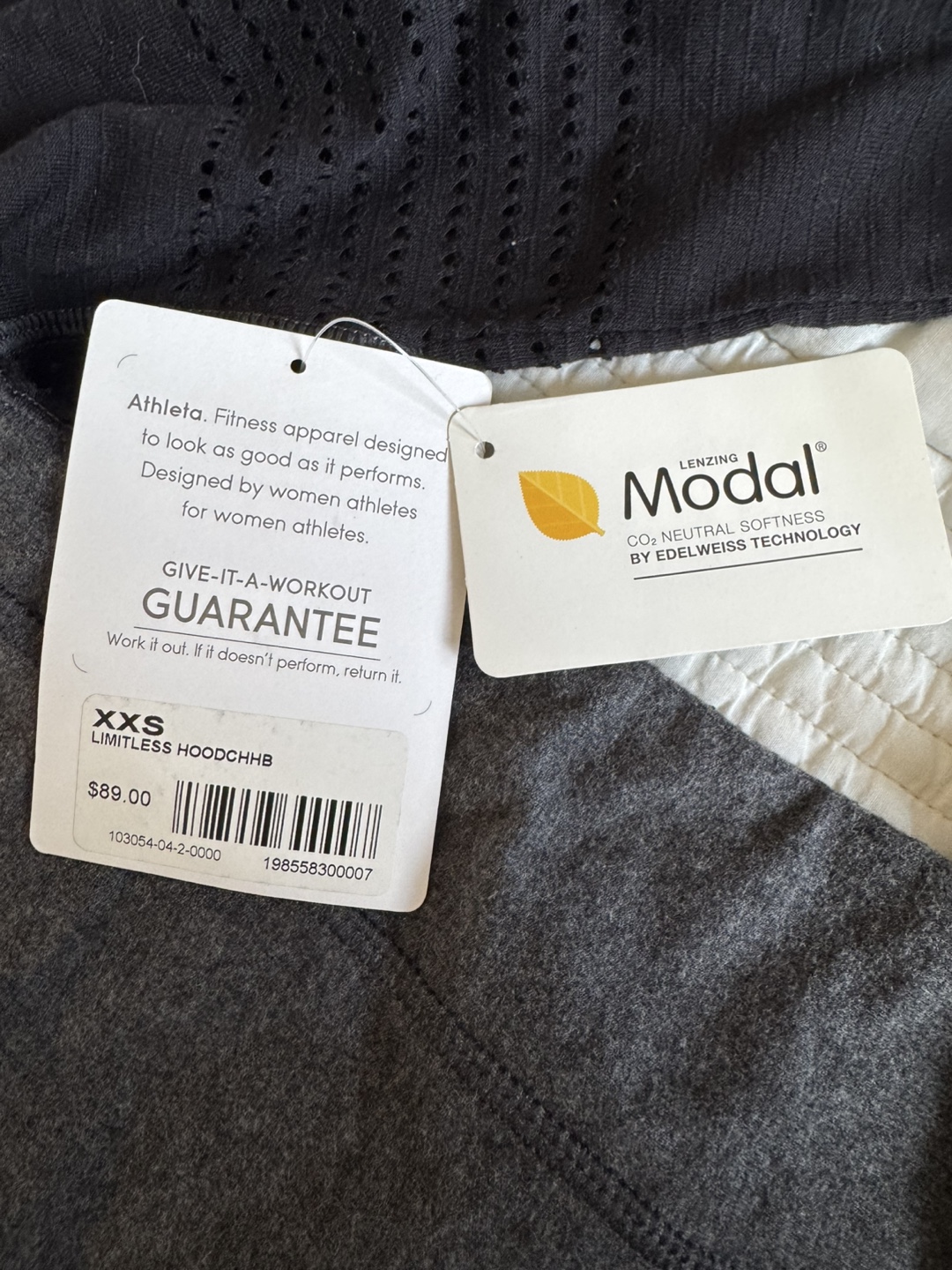Athleta Limitless Hood CHB XXS - photo 2
