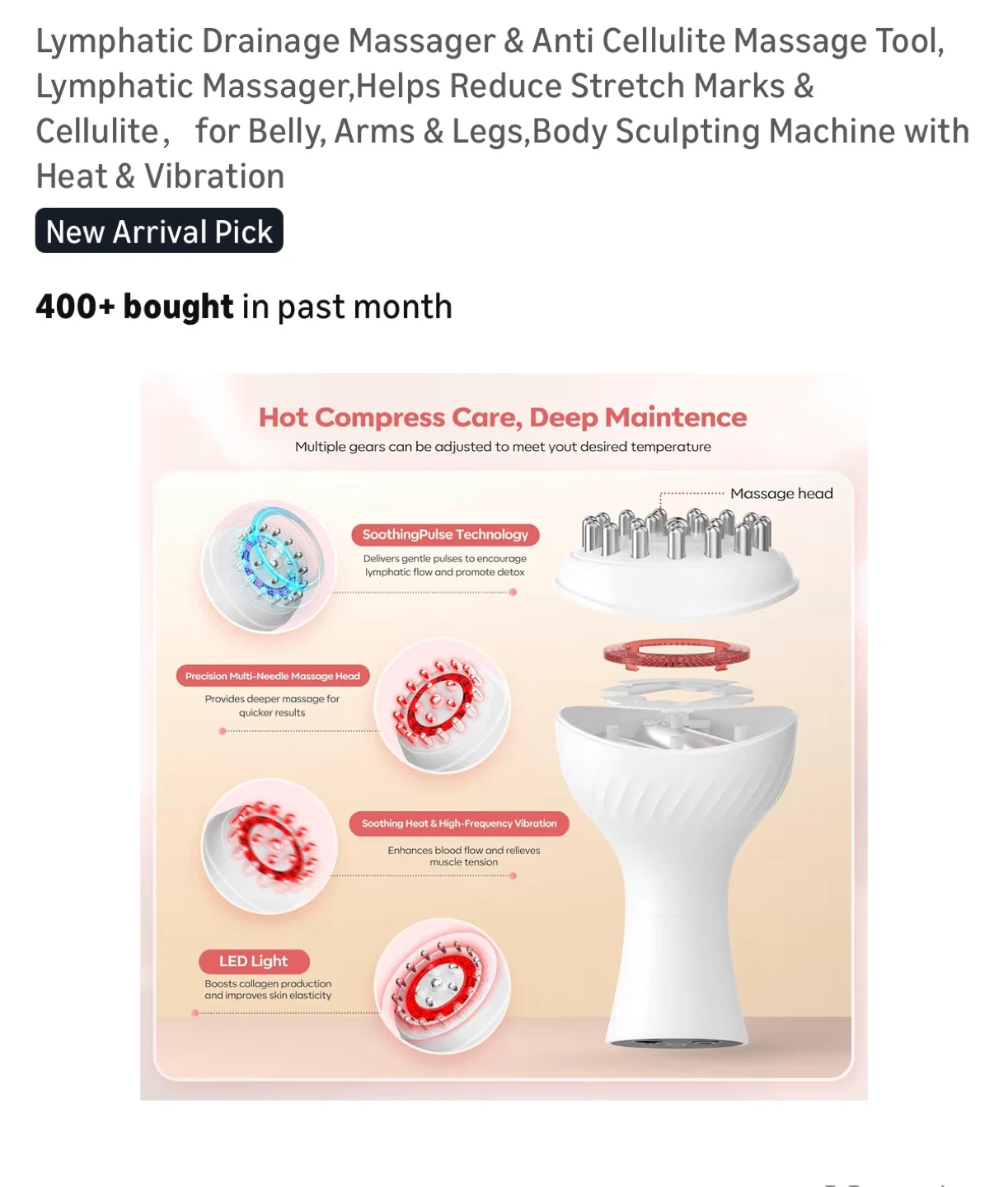 Brand New Lymphatic Drainage Massager & Anti Cellulite Tool - photo 5