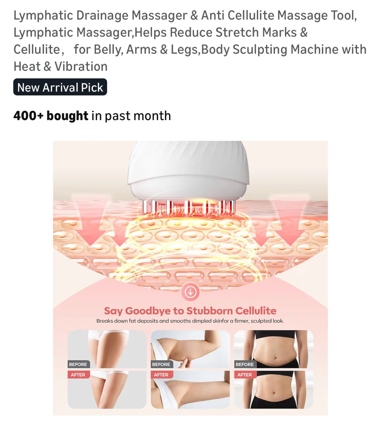 Brand New Lymphatic Drainage Massager & Anti Cellulite Tool - photo 3