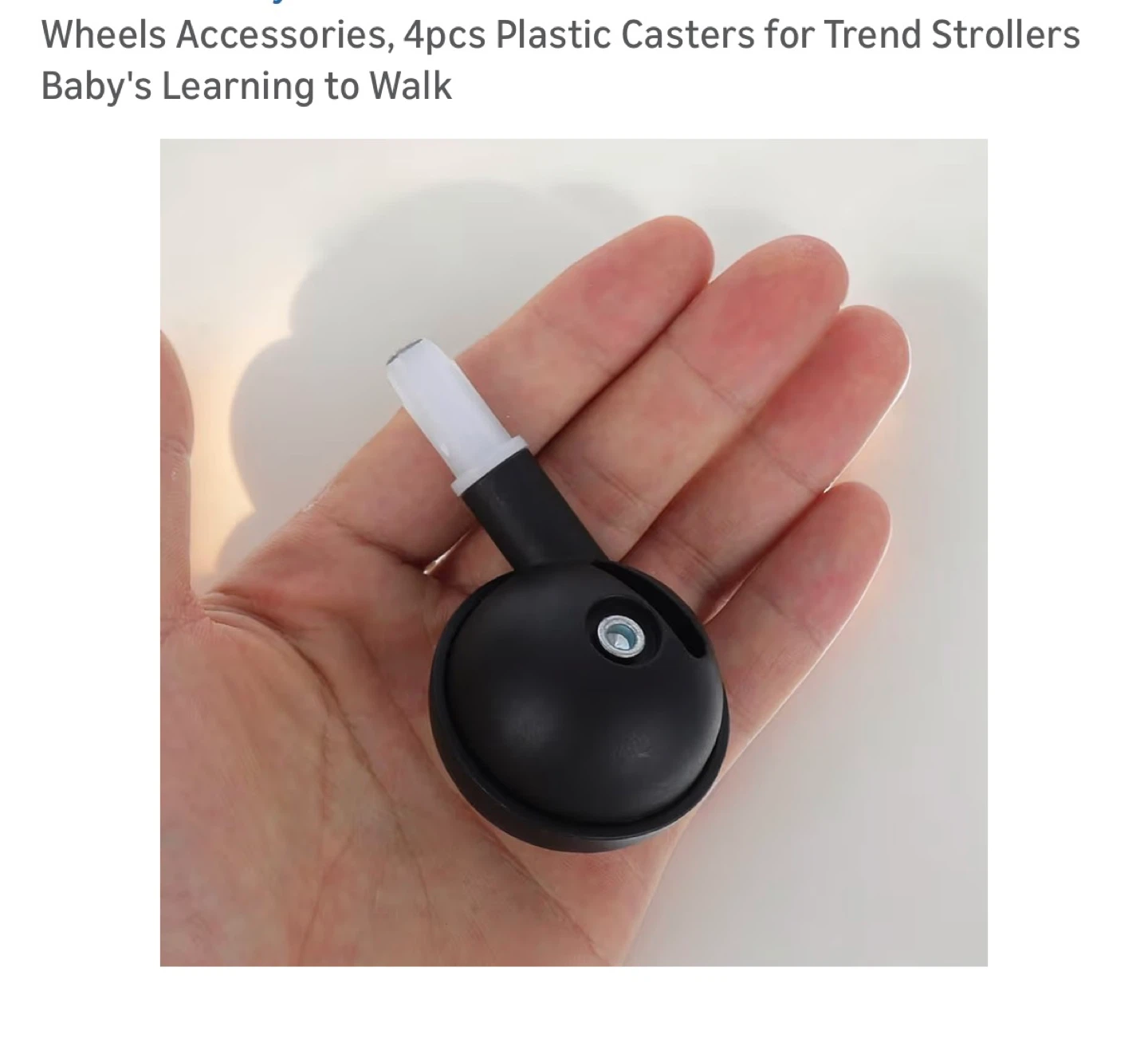 New 4pcs Plastic Casters for Trend Strollers - photo 3