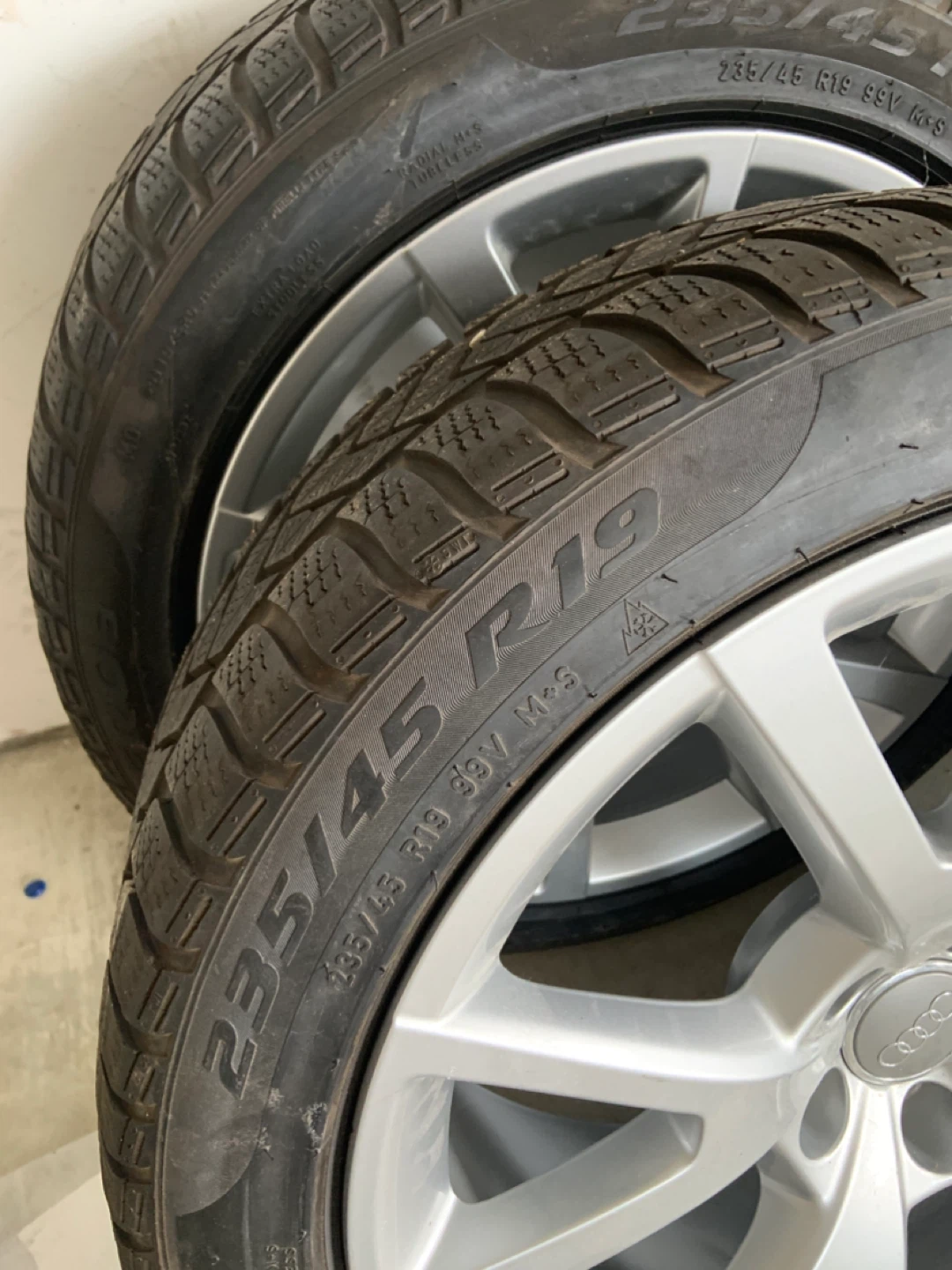 Audi R19 Wheels & Pirelli Winter Tires - photo 3