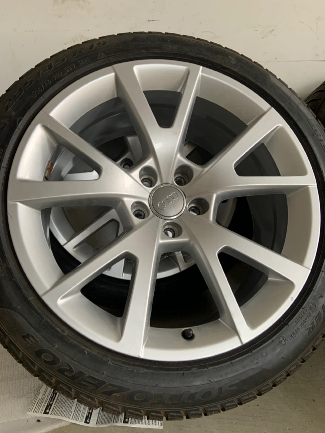 Audi R19 Wheels & Pirelli Winter Tires - photo 2