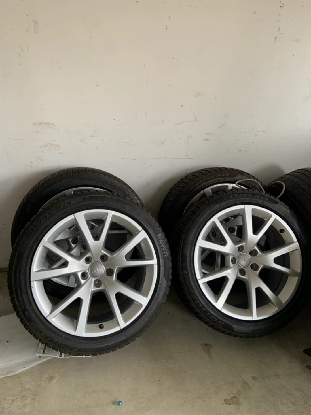 Audi R19 Wheels & Pirelli Winter Tires