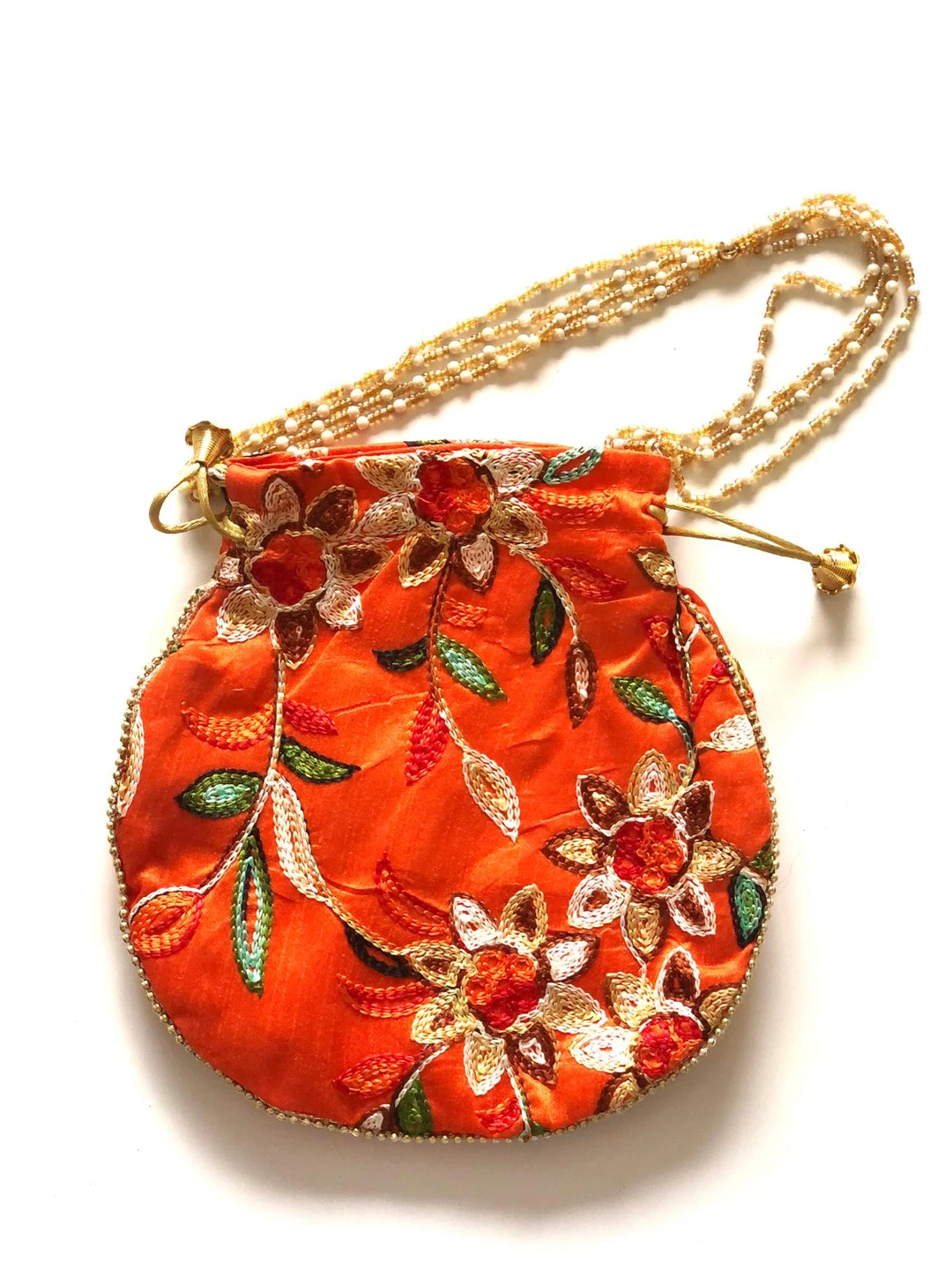 Embroidered Floral Drawstring Pouches/potlies - photo 5