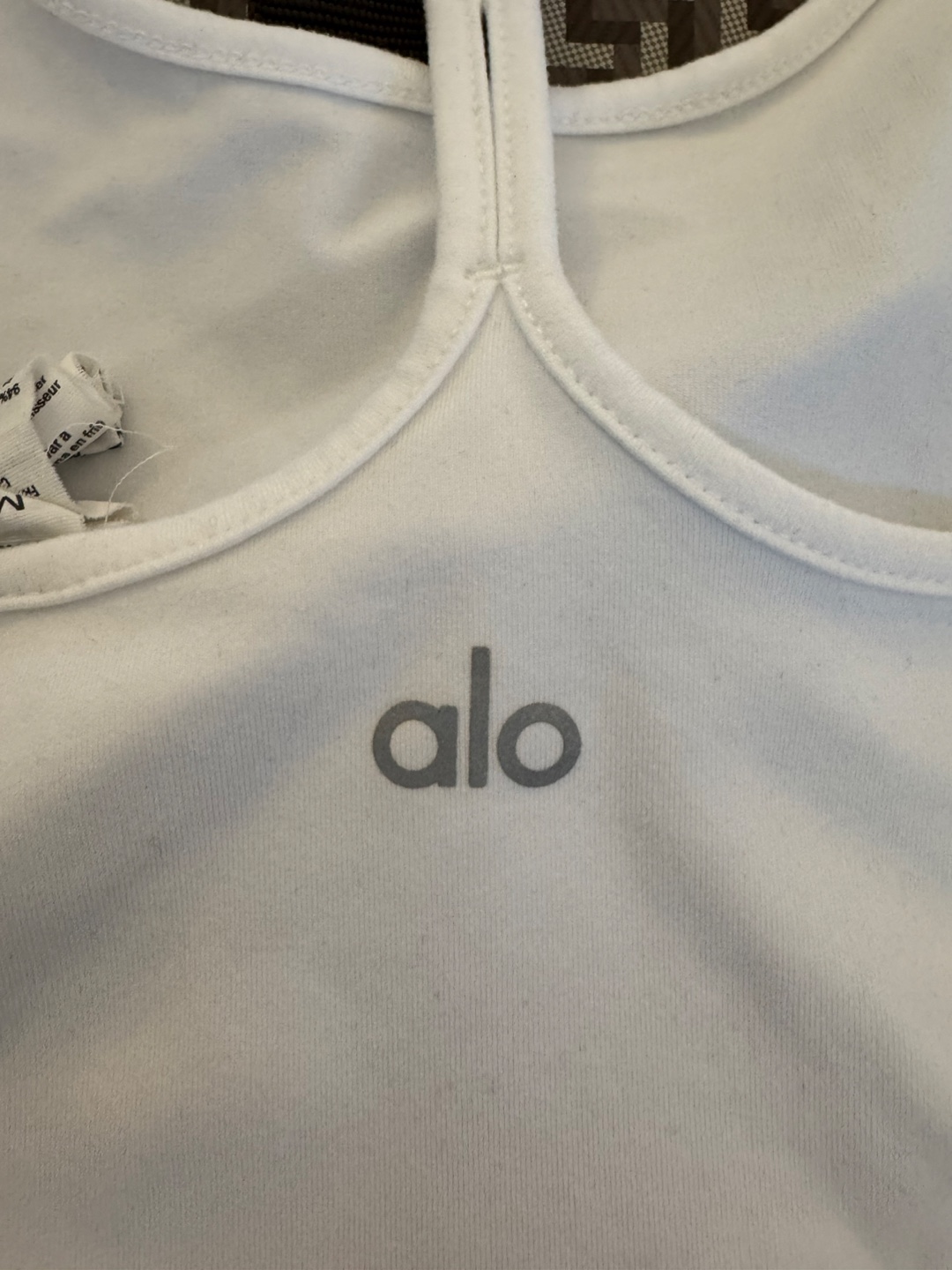 ALO Yoga White Tank Top - Size M